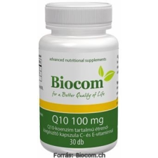 Biocom Coenzym Q10 100mg kapszula 30db vitamin és táplálékkiegészítő