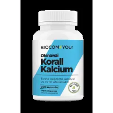 Biocom Okinawai Korall Kalcium 200db vitamin és táplálékkiegészítő