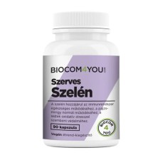 Biocom Szerves Szelén kapszula 90 db - Biocom vitamin és táplálékkiegészítő
