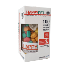 BiogenicVet Happy Pet Puppy tabletta 100 db vitamin, táplálékkiegészítő kutyáknak