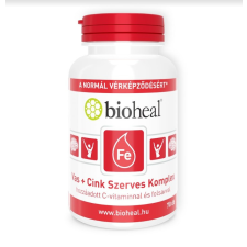  Bioheal vas+cink szerves komplex filmtabletta 70 db vitamin és táplálékkiegészítő
