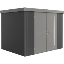Biohort Neo 2C szerszámos ház 3.2-es változat kétszárnyú ajtó sötétszürke-metál kerti tárolás