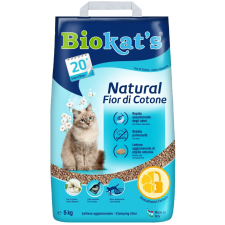 Biokat's Natural Cotton Blossom alom 5 kg macskaalom