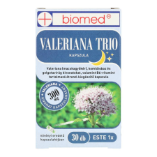 BIOMED VALERIANA TRIO KAPSZULA 30DB gyógyhatású készítmény