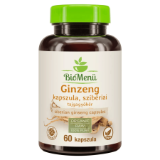 Biomenü BIO GINZENG kapszula szibériai 60 db vitamin és táplálékkiegészítő