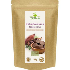 BioMenü bio kakaómassza tallér perui 125 g alapvető élelmiszer