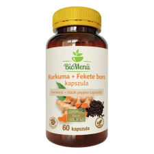 Biomenü BIO KURKUMA + FEKETE BORS kapszula 60 db reform élelmiszer