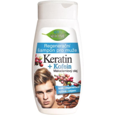 Bione Cosmetics Bio Keratin + Koffein Regeneráló tápláló sampon férfiaknak 260 ml (8595061612702) sampon