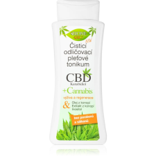Bione Cosmetics Cannabis CBD arctisztító és sminkeltávolító tonik CBD-vel 255 ml arctisztító