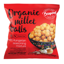 Biopont bio extrudált kölesgolyó magyaros 75 g reform élelmiszer