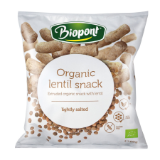Biopont bio extrudált lencse, enyhén sós 60 g (Gluténmentes) előétel és snack