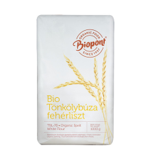 BioPont Biopont bio tönkölybúza fehérliszt tbl80 1000 g reform élelmiszer