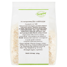 BioPont Biopont bio zabkorpa 250 g reform élelmiszer
