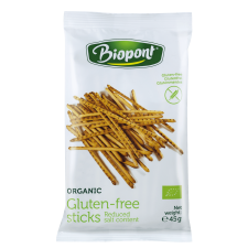 BioPont Gluténmentes sóspálcika (dekor-sós) 45 g reform élelmiszer