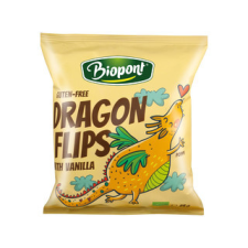 Biopont Kft. Dragon Flips BIO Kukorica snack (valódi vaníliával) 25 g reform élelmiszer