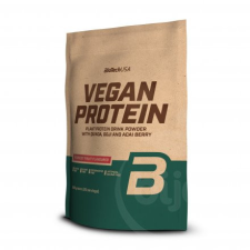 BioTech Biotech vegan protein erdei gyümölcs ízű fehérje italpor 500 g vitamin és táplálékkiegészítő
