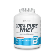 BioTech USA 100% Pure Whey tejsavó fehérjepor 2270gr Eper vitamin és táplálékkiegészítő