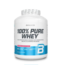 BioTech USA 100% Pure Whey tejsavó fehérjepor 2270gr Málnás Sajttorta vitamin és táplálékkiegészítő