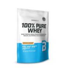 BioTech USA 100% Pure Whey tejsavó fehérjepor 454gr Almás Pite vitamin és táplálékkiegészítő