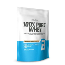 BioTech USA 100% Pure Whey tejsavó fehérjepor Karamell-Capuccino 1000g vitamin és táplálékkiegészítő