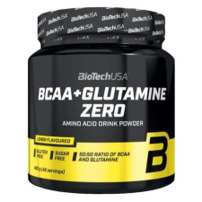 BioTech USA BioTechUSA BCAA+Glutamine Zero 480g vitamin és táplálékkiegészítő