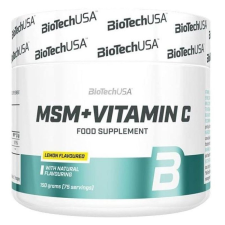 BioTech USA BioTechUSA MSM + Vitamin C italpor 150g vitamin és táplálékkiegészítő