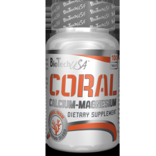 BioTech USA coral calcium+magnesium tabletta vitamin és táplálékkiegészítő