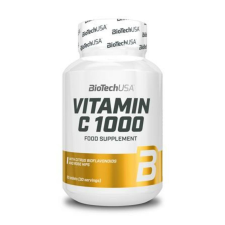 BioTech USA Étrend-kiegészítő tabletta, 30 tabletta, 1000mg C-vitaminnal, BIOTECH USA (KHEBIOUSA26) vitamin és táplálékkiegészítő