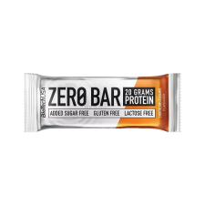 BioTech USA Fehérjeszelet, gluténmentes, 50g, BIOTECH USA "Zero Bar", csokoládé-karamell vitamin és táplálékkiegészítő