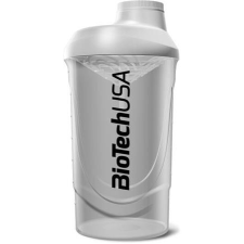 BioTech USA Keverőpalack, 600ml, BIOTECH USA "Wave Shaker", fekete-füst reform élelmiszer