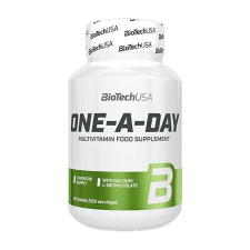 BioTech USA Multivitamin, 100 tabletta, BIOTECH USA "One a Day" vitamin és táplálékkiegészítő