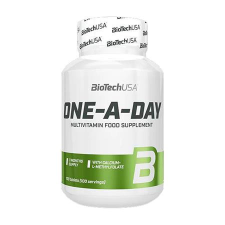 BioTech USA Multivitamin, 100 tabletta, BIOTECH USA "One a Day" vitamin és táplálékkiegészítő