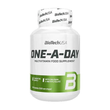 BioTech USA Multivitamin, 100 tabletta, BIOTECH USA &quot;One a Day&quot; vitamin és táplálékkiegészítő