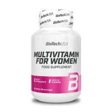 BioTech USA Multivitamin, 60 tabletta, n&#337;knek, biotech usa 19019010040/19019010001 vitamin és táplálékkiegészítő