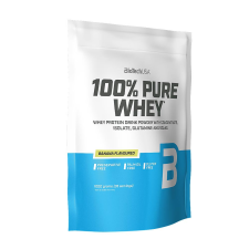 BioTechUSA 100% Pure Whey tejsavó fehérjepor (1000 g, Banán) vitamin és táplálékkiegészítő