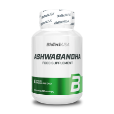 BioTechUSA Ashwagandha étrend-kiegészítő kapszula (60 kapszula) vitamin és táplálékkiegészítő