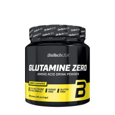 BioTechUSA Glutamine Zero (300 g, Citrom) vitamin és táplálékkiegészítő
