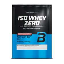 BioTechUSA Iso Whey Zero Lactose Free prémium fehérje - eper (25g) vitamin és táplálékkiegészítő