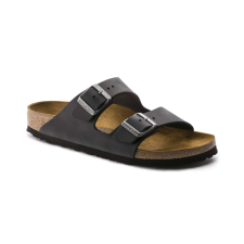 Birkenstock Digital GMBH Birkenstock Arizona Bőr Unisex papucs - Fekete - 41 férfi papucs