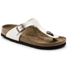 Birkenstock Digital GMBH Birkenstock Gizeh Classic II. -Gyöngyház fehér, keskeny - Női Papucs 38