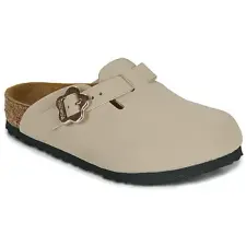 Birkenstock Klumpák Boston Kids Flower Buckle Bézs 27 gyerek papucs, mamusz