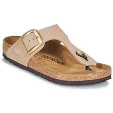 Birkenstock Lábujjközös papucsok Gizeh Big Buckle LENB Sandcastle Bézs 38 női papucs