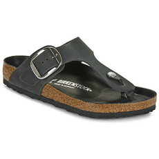 Birkenstock Lábujjközös papucsok Gizeh Big Buckle LEOI Black HEX Fekete 36
