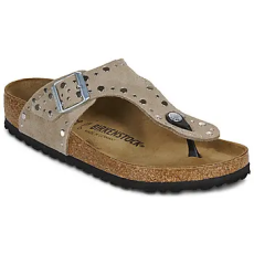 Birkenstock Lábujjközös papucsok Gizeh Rivet Bézs 35