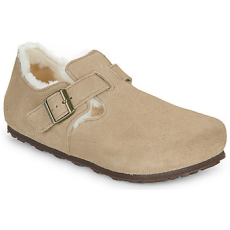 Birkenstock Oxford cipők London Shearling LEVE Taupe Bézs 37
