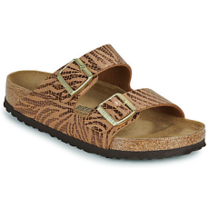 Birkenstock Papucsok Arizona SYN Soft Zebra Pecan Barna 40