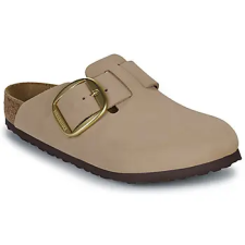 Birkenstock Papucsok Boston Big Buckle LENB Sandcastle Bézs 40 női papucs