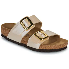 Birkenstock Papucsok Sydney CB BF Graceful Pearl White Bézs 40 női papucs