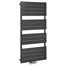 Birossi D lapos profilos törölközőszárító radiátor - antracit - 600x1222 mm fűtőtest, radiátor