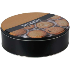Biscuits kekszes fémdoboz - 22x6,5 cm papírárú, csomagoló és tárolóeszköz